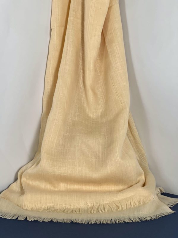 Shade Butter Yellow | Premium Turkish Lawn Hijab - Image 2