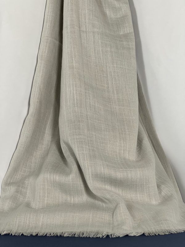 Shade Light Grey | Premium Turkish Lawn Hijab - Image 3
