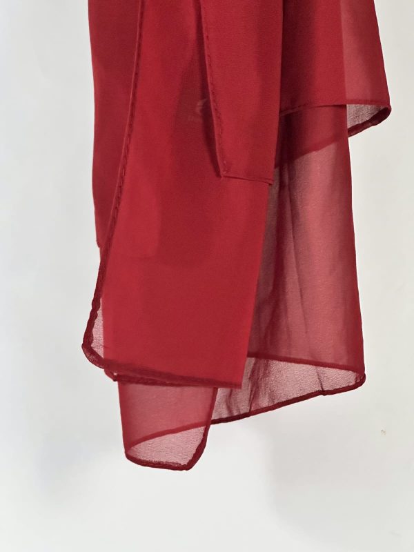 Shade Maroon | Butter Georgette Hijab - Image 3