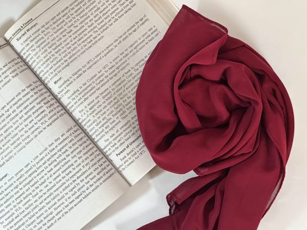 Shade Maroon | Butter Georgette Hijab