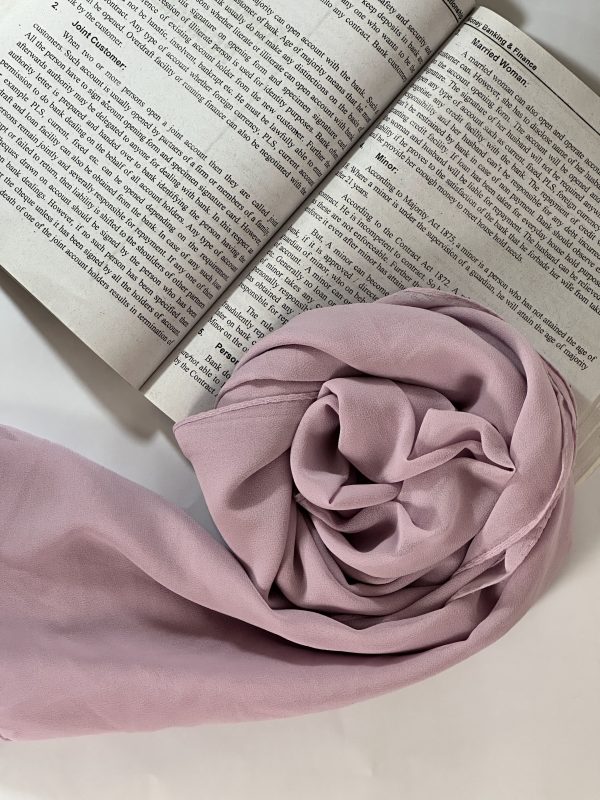 Light Mauve | Butter Georgette Hijab