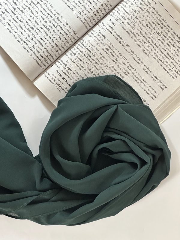 Shade Forest Green | Butter Georgette Hijab
