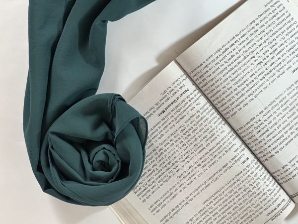 Shade Forest Green | Butter Georgette Hijab - Image 3