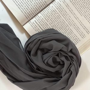 Dark Grey | Butter Georgette Hijab