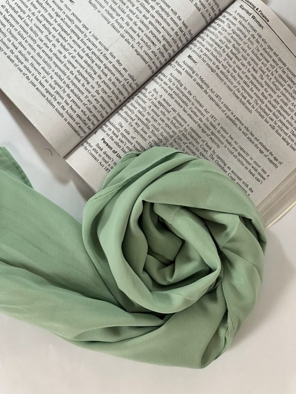 Shade Pastel Green | Butter Georgette Hijab