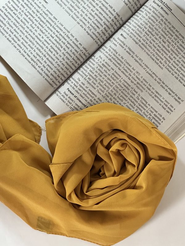 Shade Butter Yellow | Butter Georgette Hijab