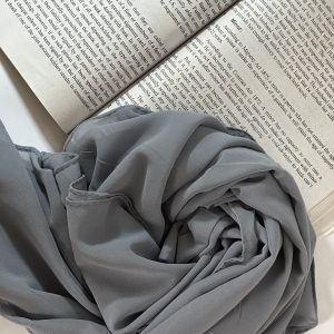 Shade Ash Grey | Butter Georgette Hijab