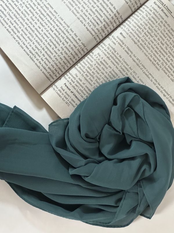 Shade Teal Green | Butter Georgette Hijab