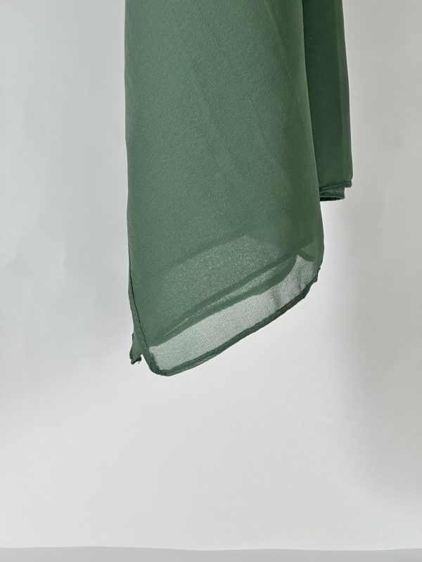 Shade Fern Green | Butter Georgette Hijab - Image 3
