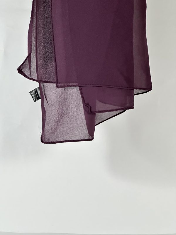 Shade Burgundy | Butter Georgette Hijab - Image 2