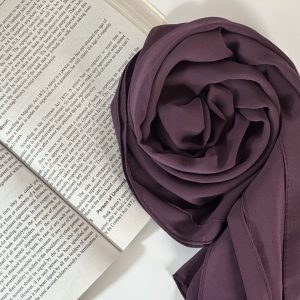 Shade Eggplant | Butter Georgette Hijab