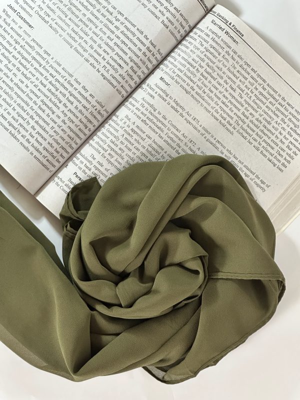 Shade Moss Green | Butter Georgette Hijab