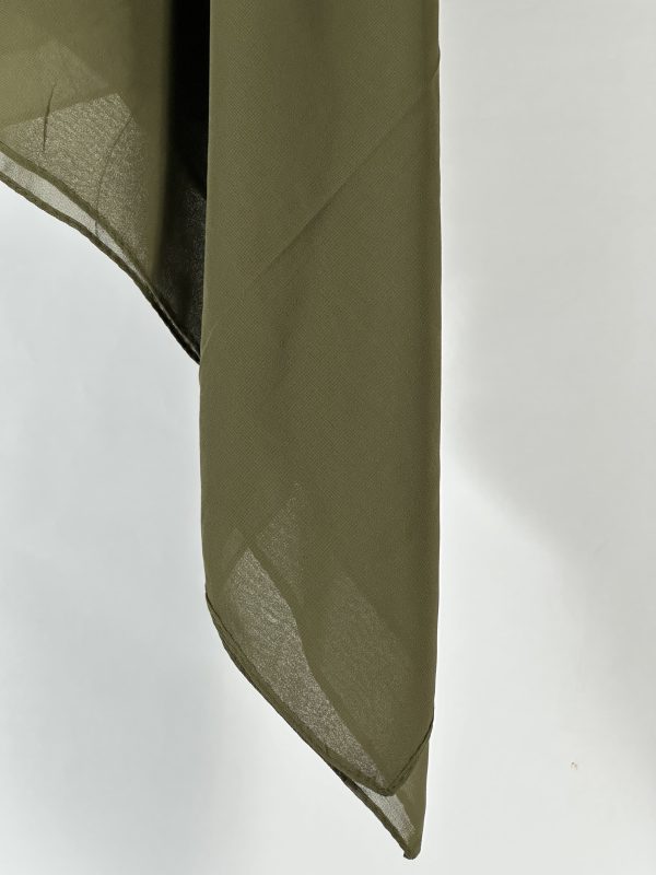 Shade Moss Green | Butter Georgette Hijab - Image 3