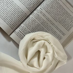 Shade Cream White | Butter Georgette Hijab
