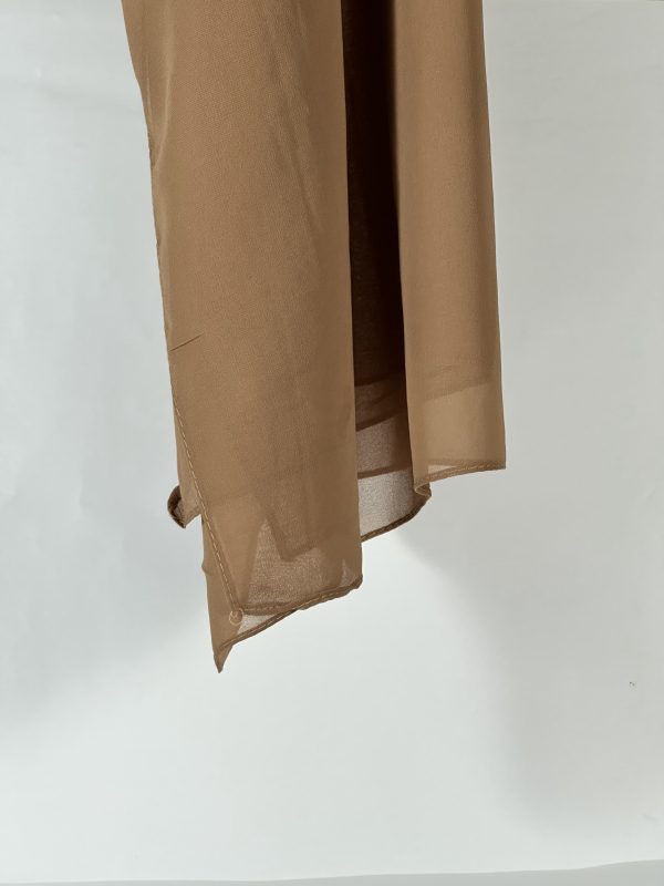 Shade Dusty Brown | Butter Georgette Hijab - Image 3