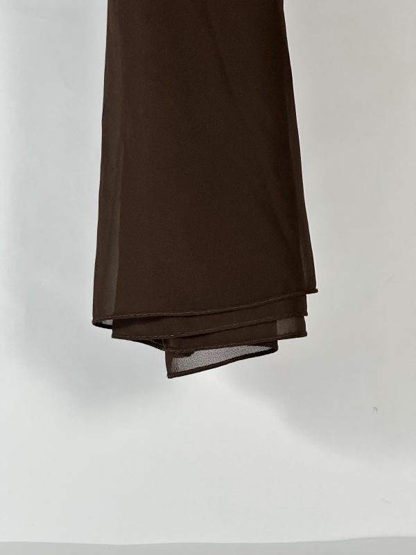 Shade Chocolate Brown | Butter Georgette Hijab - Image 3