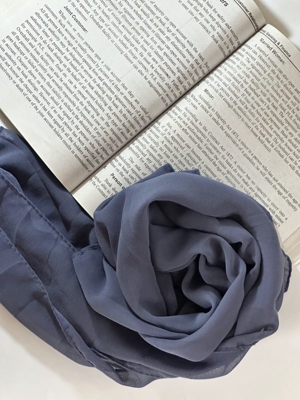 Shade Denim Blue | Butter Georgette Hijab
