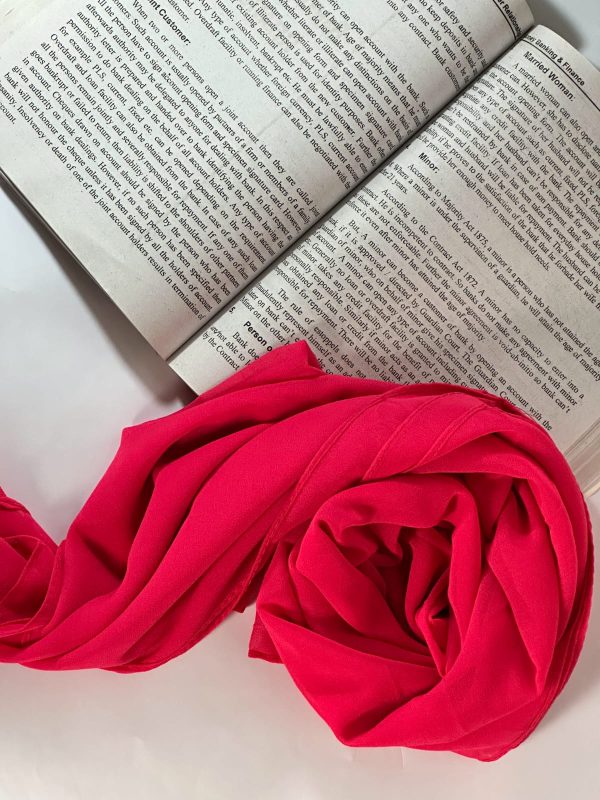 Shade Hot Pink | Butter Georgette Hijab
