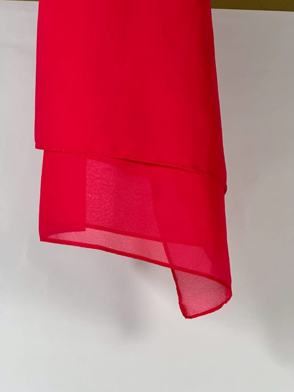 Shade Hot Pink | Butter Georgette Hijab - Image 2