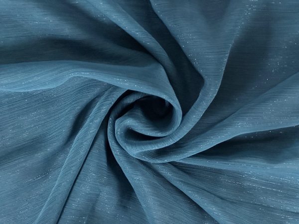 Shade Teal Blue | Shimmer Hijab - Image 2